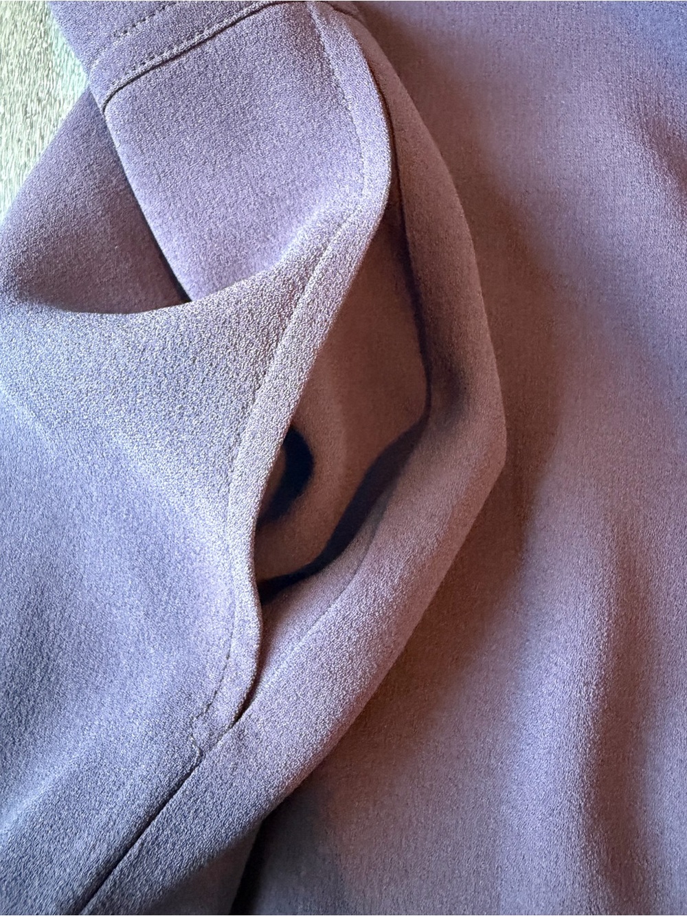 Eileen Fisher- 100% Silk Relaxed Minimalist Classic Shift Dress-  (L) - Picture 9 of 11